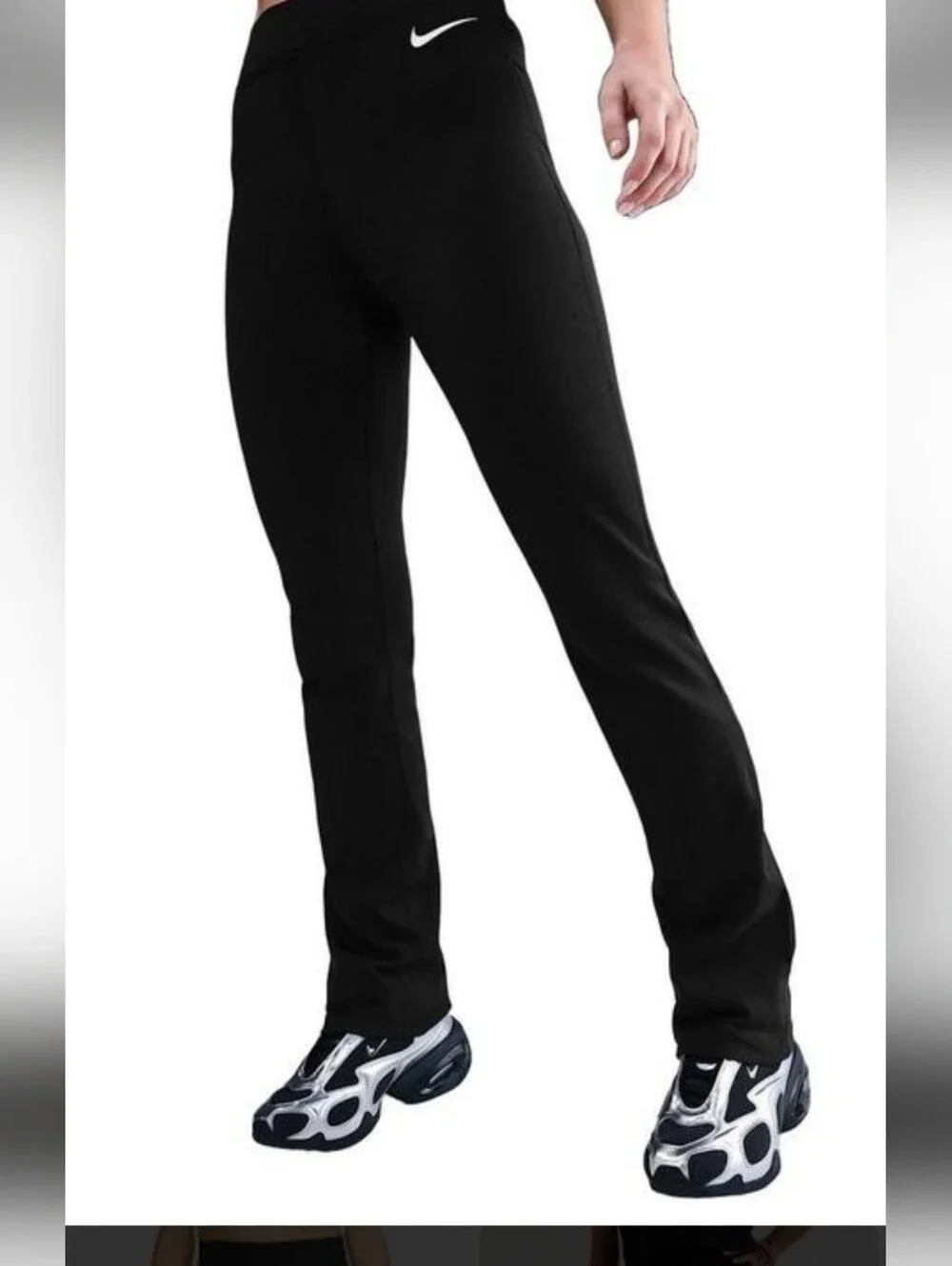 Nike Black Boot cut Athletic Pants Size Large